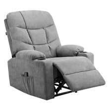 Towson Upholstered Massage Recliner Armchair
